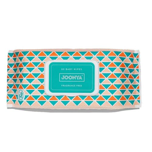 JOONYA Unscented Baby Wipes — Plant-Based, Fragrance-Free Diaper Wipes | Hypoallergenic, Non-Toxic, Compostable & Biodegradable Wet Wipes for Sensitive Newborn Skin | 1 Pack of 80 Wipes