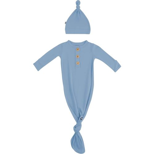 KYTE BABY Knotted Gown with Hat Set