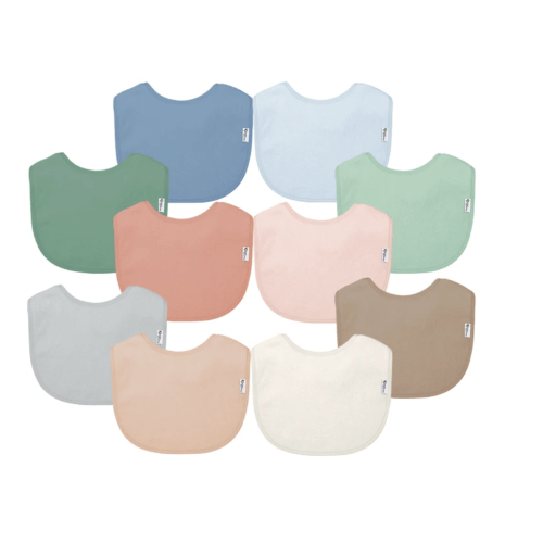 Stay-dry Everyday Bibs (10 pack) - Blueberry Set