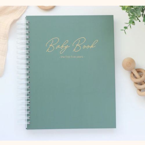Greenery Baby Book