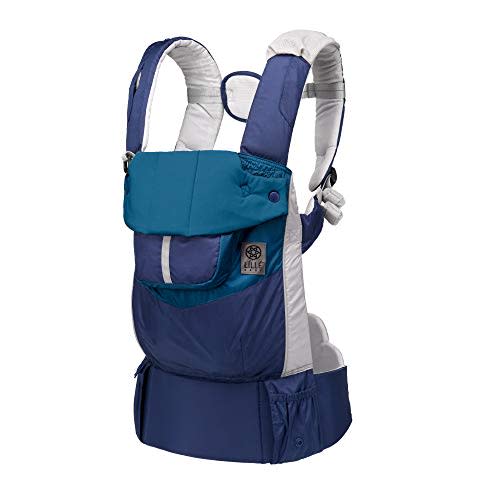 LÍLLÉbaby Pursuit Sport 6-in-1 Ergonomic & Lightweight Baby Carrier for Newborn to Toddler - with Lumbar Support - for Children 7-45 Pounds - 360 Degree Baby Wearing - Water