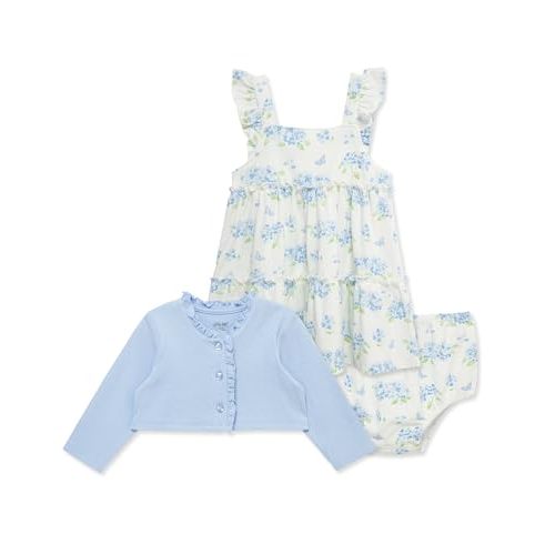 Little Me Clothes for Baby Girls' Knit Dress and Cardigan Sets, 12 Months - 4 Toddler