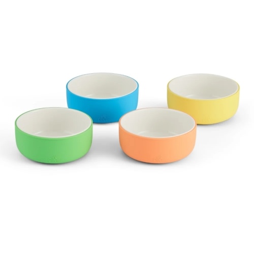 Porcelain Bowl with Silicone Sleeves