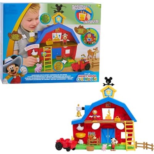 Disney Jr. Mickey Mouse Clubhouse Barnyard Fun Playset with Sounds