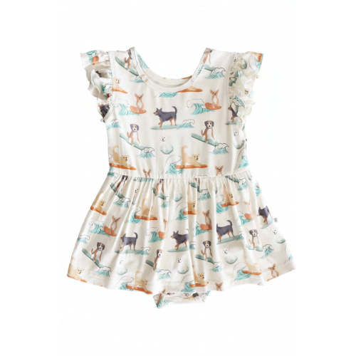Sleeveless Twirl Bodysuit | Paddle Pups