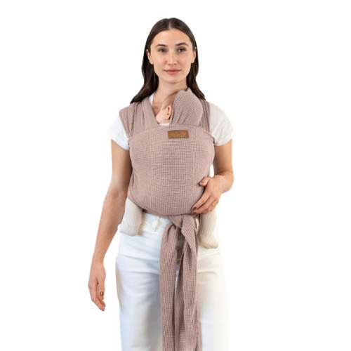 Waffle Knit Wrap - Sandstone