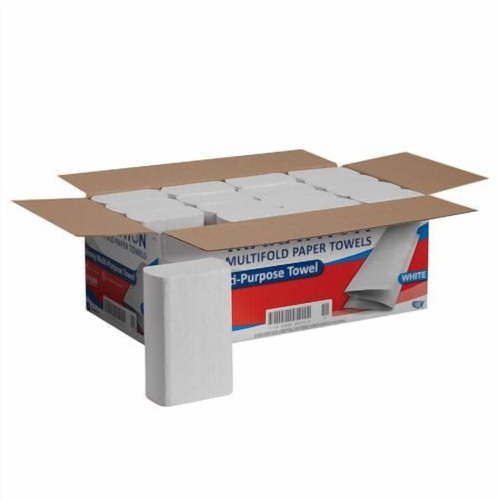Marathon Multifold Paper Towels, 1-Ply, 9 1/5" x 9 2/5", White (4000 ct.)