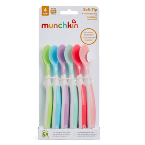 Munchkin Soft-Tip Infant Spoons - 6pk