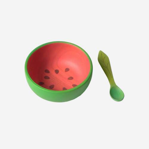 Wally the Watermelon Bowl & Spoon Set