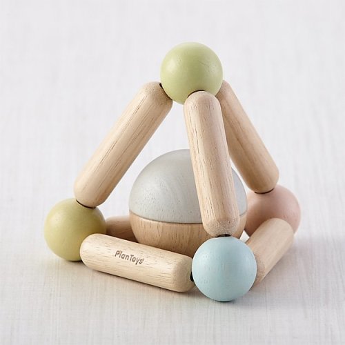 Plan Toys Pastel Triangle Clutching Toy