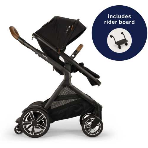 Nuna DEMI Next Stroller with Rider Board - Caviar