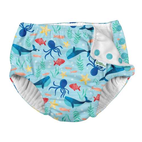 Snap Reusable Absorbent Swim Diaper 6M