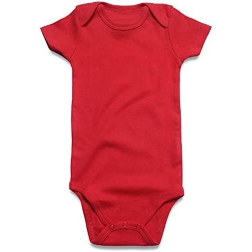ROMPERINBOX Unisex Baby Onsies Solid Baby Bodysuit Romper Blank for 0-24 Months Boys Girls
