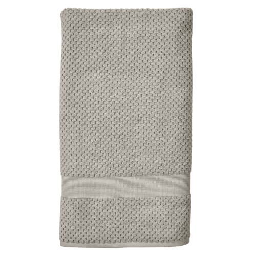 Better Homes & Gardens Signature Soft Popcorn Texture Bath Sheet, Soft Silver