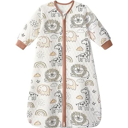 Yoofoss Baby Sleep Sack 1.0 Tog Long Sleeve Sleep Sack