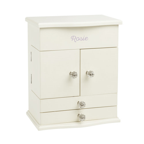 Cream Abigail Jewelry Box Collection