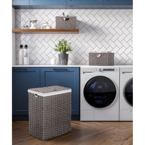 Seville Classics Handwoven Rectangle Laundry Hamper & Reviews | Wayfair
