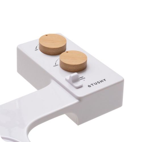 TUSHY Spa 3.0 Bidet Attachment Cool to Warm Water with SmartSpray Adjustable Self Cleaning Nozzle (Bamboo)