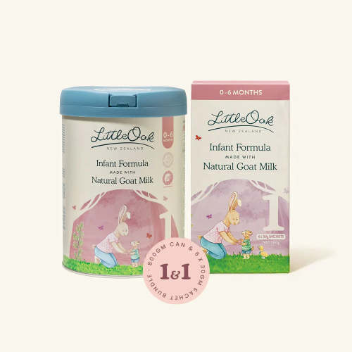 One & One Bundle - Natural Goat Milk Infant Formula with Olive Oil