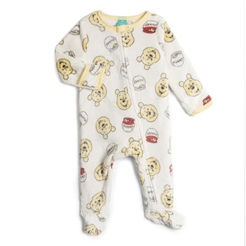 Disney Baby 2 Pack Zip Up Sleep N' Plays Newborn to Infant Sizes (Newborn - 24 Months)