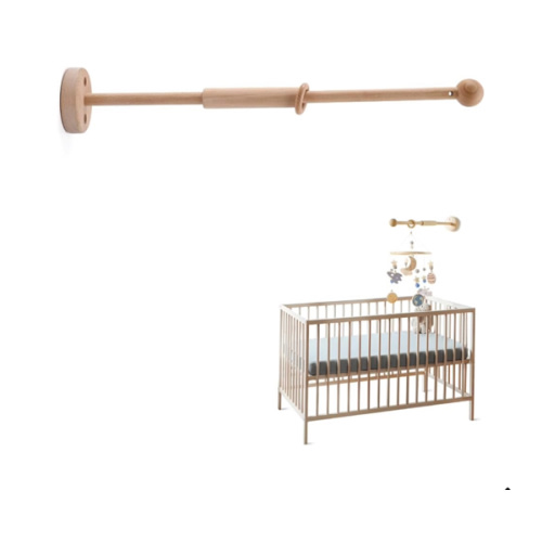 Wooden Crib Mobile Arm | Baby Mobile Hanger | Wooden Mount Wall Holder | Nursery Decor for Sturdy Mobile for Newborn Boys and Girls