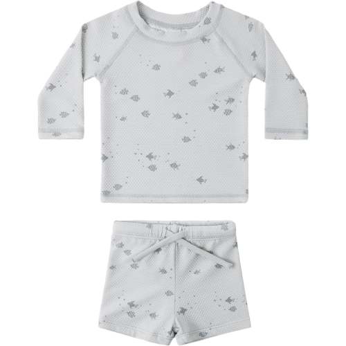 Quincy Mae Finn Rashguard + Short Set Fish – Twinkle Twinkle Little One