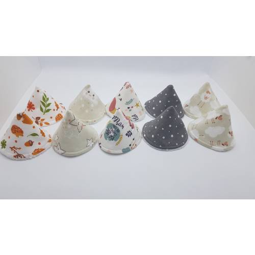 Set of pee teepees Hedgehogs, squirrels / Foxes / Clouds / Polka dots / Sheep of your choice -- (pee guard, pee cone, pee protector, etc.) OEKO-TEX