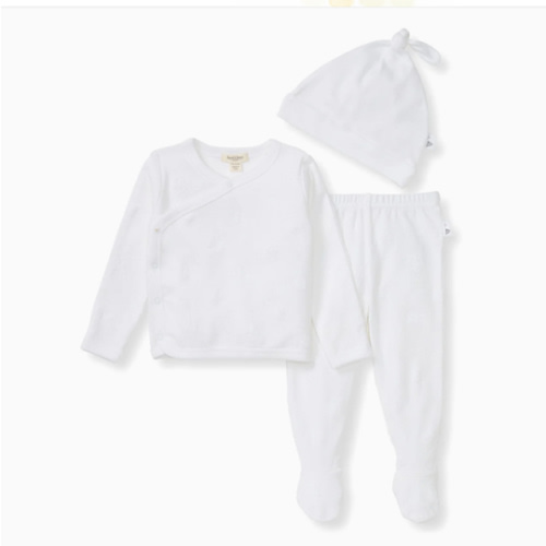 Organic Raised Terry Bee Take Me Home 3 Piece Set - Cloud – Burt's Bees Baby