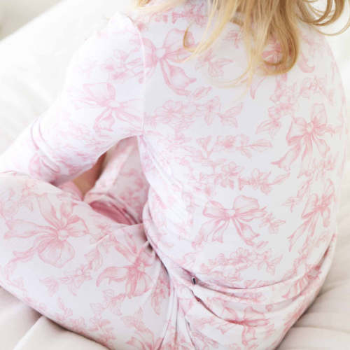 Fancy Frills Two Piece Pajama Set