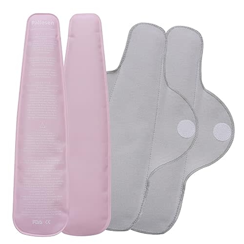 Pallesen Reusable Perineal Ice Packs, Perineal Cooling Pad, Postpartum Cold Packs, Cold and Hot Pack for Women After Birth and Delivery, Pregnancy & Hemorrhoid Pain Relief, Vaginal Discomfort
