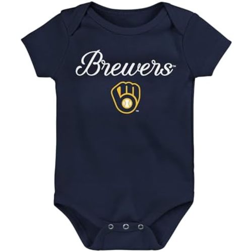 Outerstuff MLB Newborn & Infant Team Logo Wordmark Onesie Creeper Romper (0-24 months)