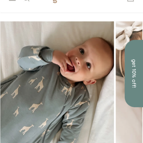 Long Sleeve Sleep Sack - Giraffe Moss / 2.5 TOG