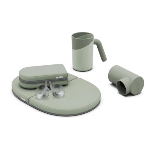 Lalo Bathtime Essential Accessories Bundle - Sage