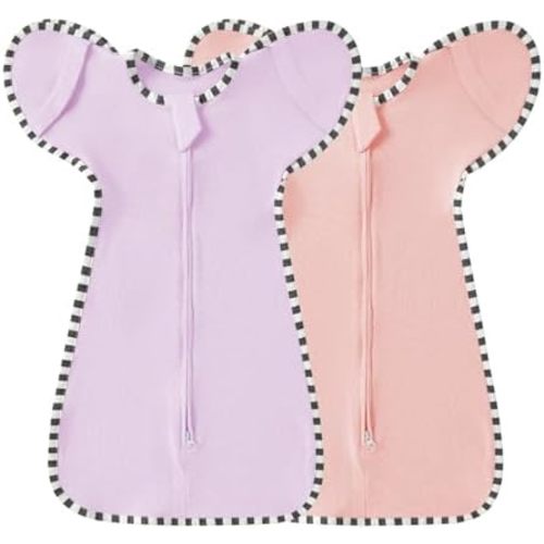 Baby Swaddle Blanket for Newborns and Infants,2-Piece Set Infant Pajamas,Baby Sleep Sack,Snug Fit Helps Calm Startle Reflex