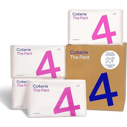 Coterie Size 4, (20-32 lbs) 136 Count
