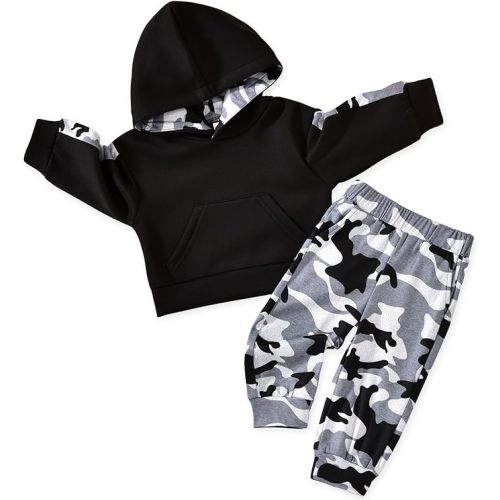 Toddler Baby Boys Camouflage Sweatsuit