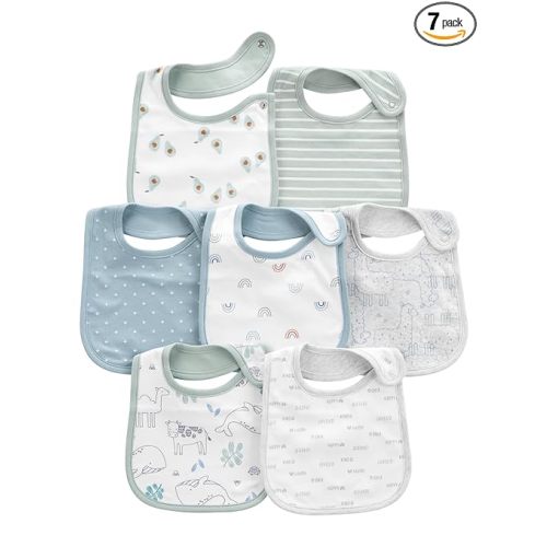 Simple Joys by Carter's Baby 7-Pack Teething Bibs