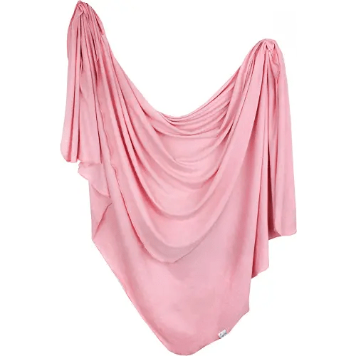 Copper Pearl Baby Swaddle Blanket - Premium Knit Baby Blanket, Large Soft Stretchy Receiving Blankets for Baby Girl, Swaddles for Newborn, Infant, and Toddler (Darling)