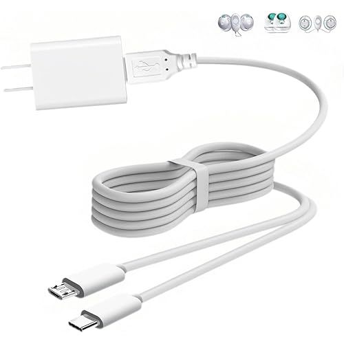 Breast Pump USB Charger Adapter Cord Compatible with Elvie Wearable Breast Feeding Pump Stride 2, Double Pump, V2, Hospital-Grade, Stride Plus Catch Milk Collector Replacement Charging Parts Cable