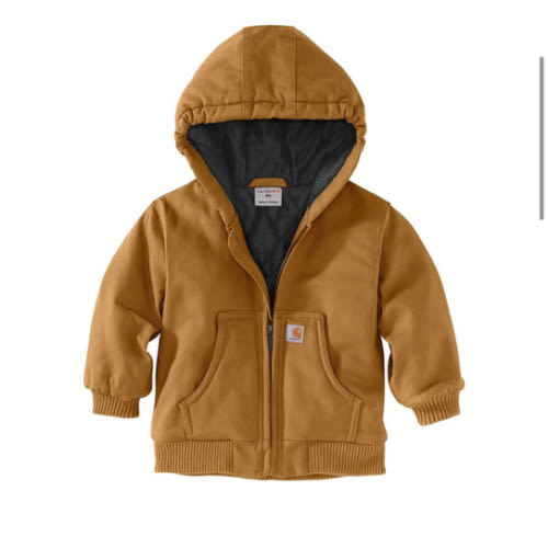 Carhartt Infant Boys' Insulated Hooded Canvas Jacket | Boot Barn