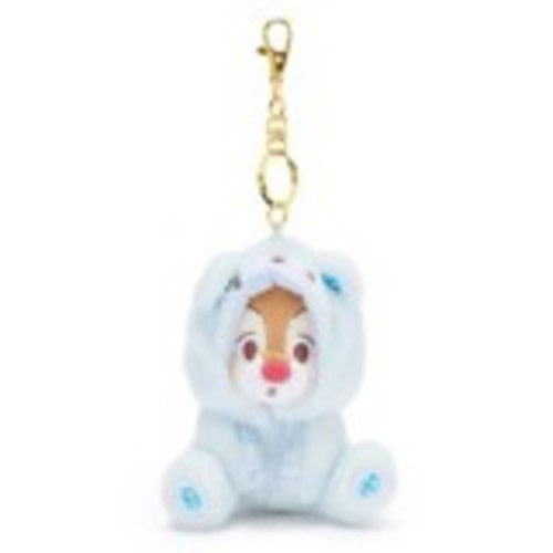 Chip in Bear Suit Plush Keychain Bag Charm – 5'' – Disney Store Japan | Disney Store
