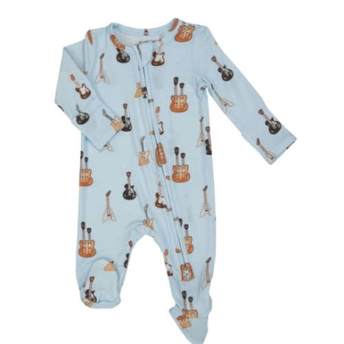 2 WAY ZIPPER FOOTIE - Blue Leaf Houston