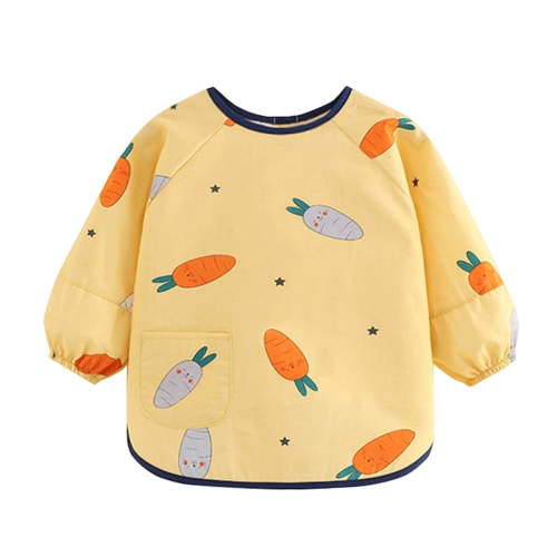 Favoffer Long Sleeve Baby Infant Bibs for Toddlers, Waterproof, Boys Girls Smock with Food Catcher Pocket for Feeding, Eating