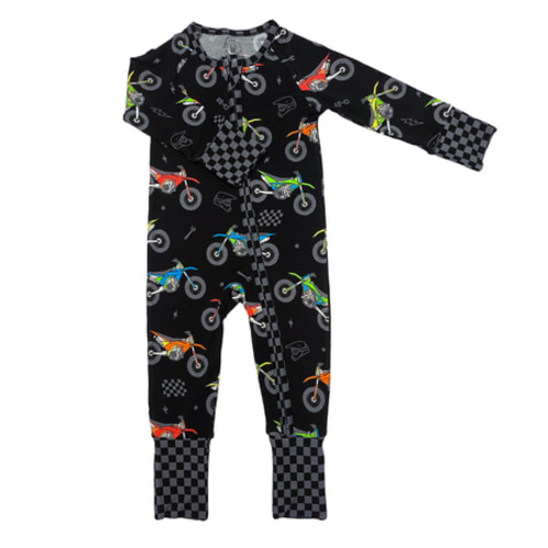 Bike Life Zip Up Pajamas / PREORDER SHIPS FEB 2-9
