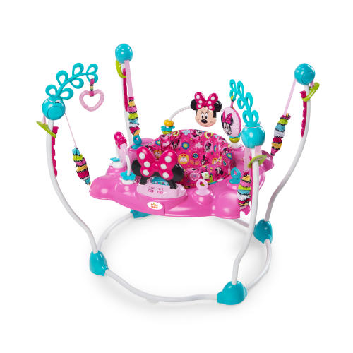 Bright Starts Disney Baby Minnie Mouse Peekaboo Activity Center with Lights & Music