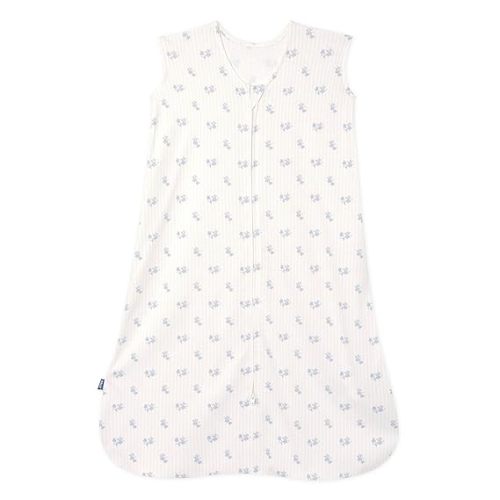 HALO SleepSack, 100% Cotton Wearable Blanket, Swaddle Transition Sleeping Bag, TOG 0.5, Floral Vintage Stripe, Small, 0-6 Months