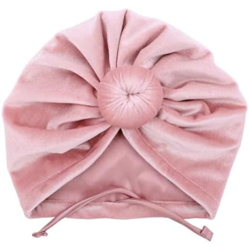 Silky Satin Lined Turban Hat for Babies Infant Toddler Girls Boys Bonnet Newborn Cotton Beanie Little Kids Shower Caps