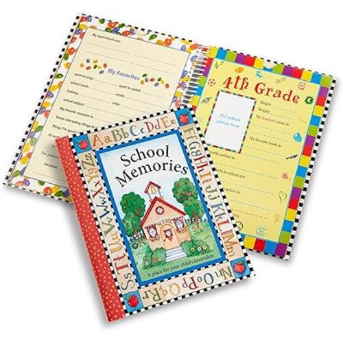 Deluxe School Memories Keepsake Photo Album Scrapbook from Preschool Through 12th Grade