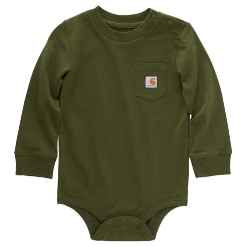 Carhartt Kid's CA5002 Long-Sleeve Pocket Bodysuit
