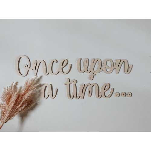 Once upon a time | Wall decal | 3D Wall Decal | Kids Bedroom Decor | Organization | Book Storage | Office Decor | Playroom Decor | Nursery